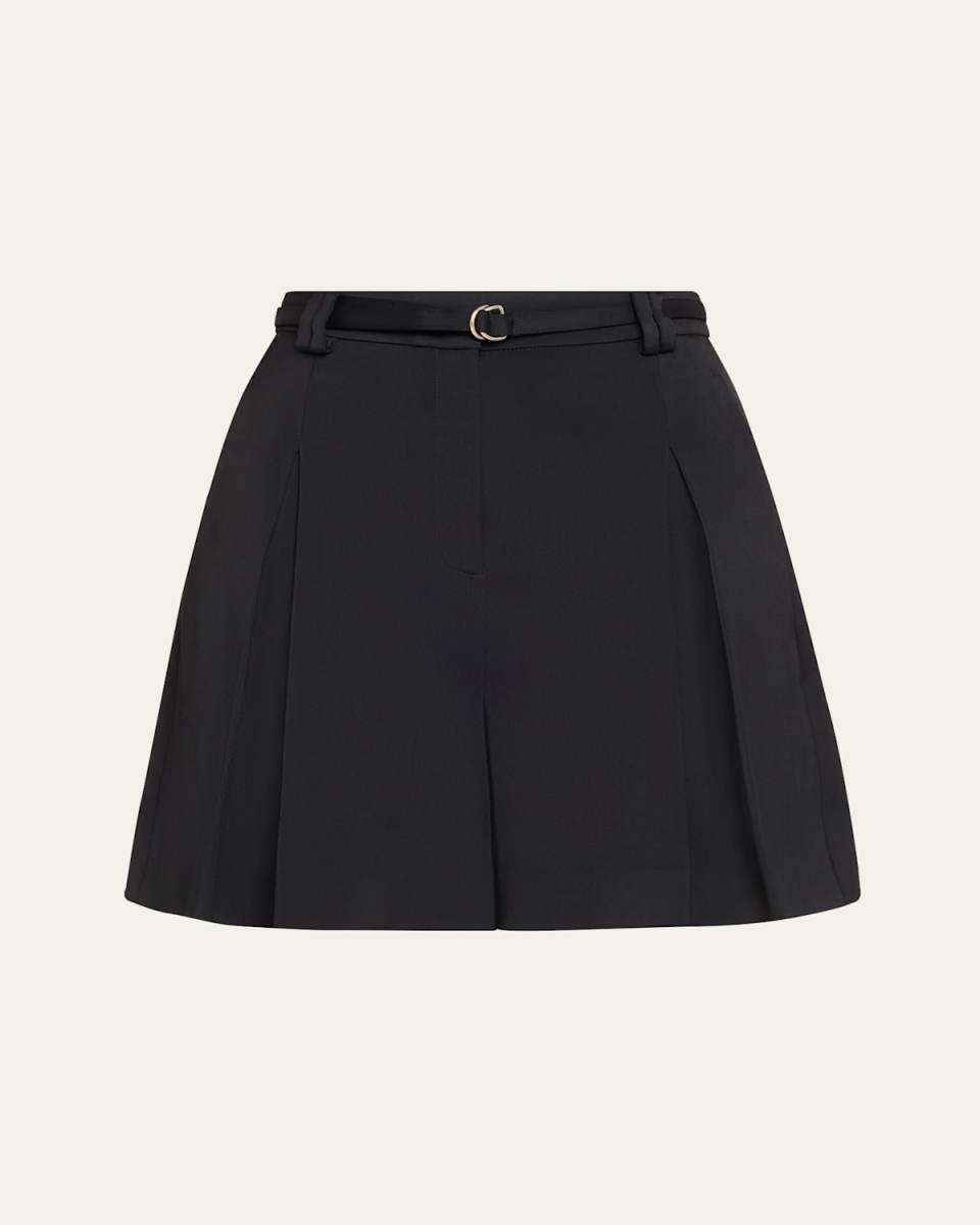 Fluid Pleated Shorts